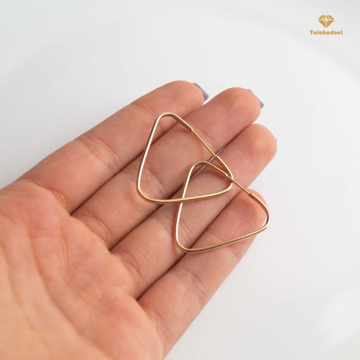 گوشواره مفتول مثلث - Image 2