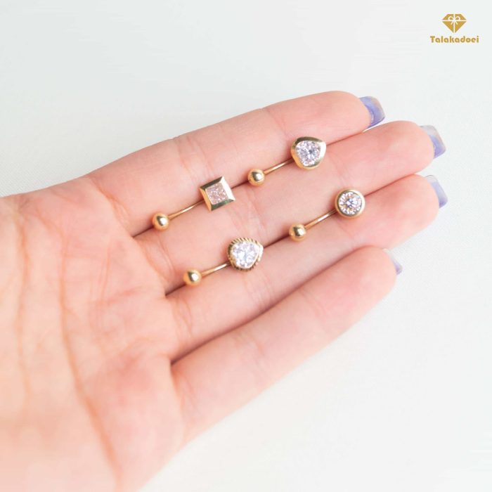 پیرسینگ ناف نگین دار - Image 2