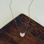 گردنبند قلب میناکاری