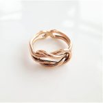 انگشتر طلا گره