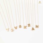 گردنبند طلا حروف سه بعدی انگلیسی