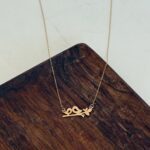 گردنبند طلا دو پرنده 2051