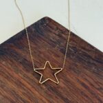 گردنبند طلا مفتول ستاره