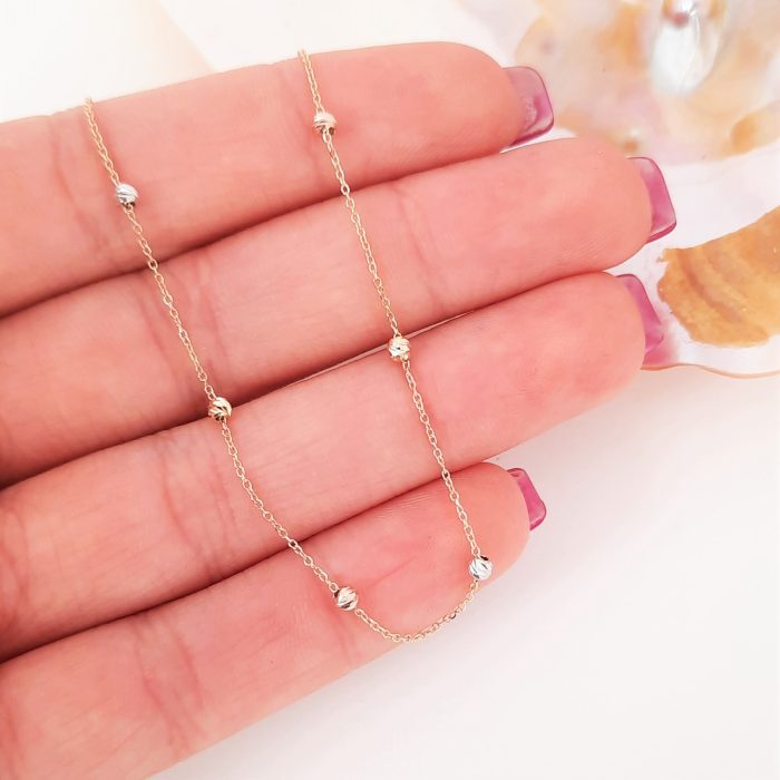 دستبند البرنادو کم گوی سه رنگ - Image 2