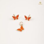 نیمست پروانه میناکاری نارنجی