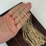 زنجیر طلا طنابی 1 میل - Image 2