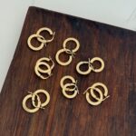 گوشواره حلقه ای ورساچ کد 500