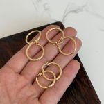 گوشواره حلقه ای لوکس کد 800 - Image 2