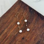 گوشواره آویز مروارید پرورشی البرنادو