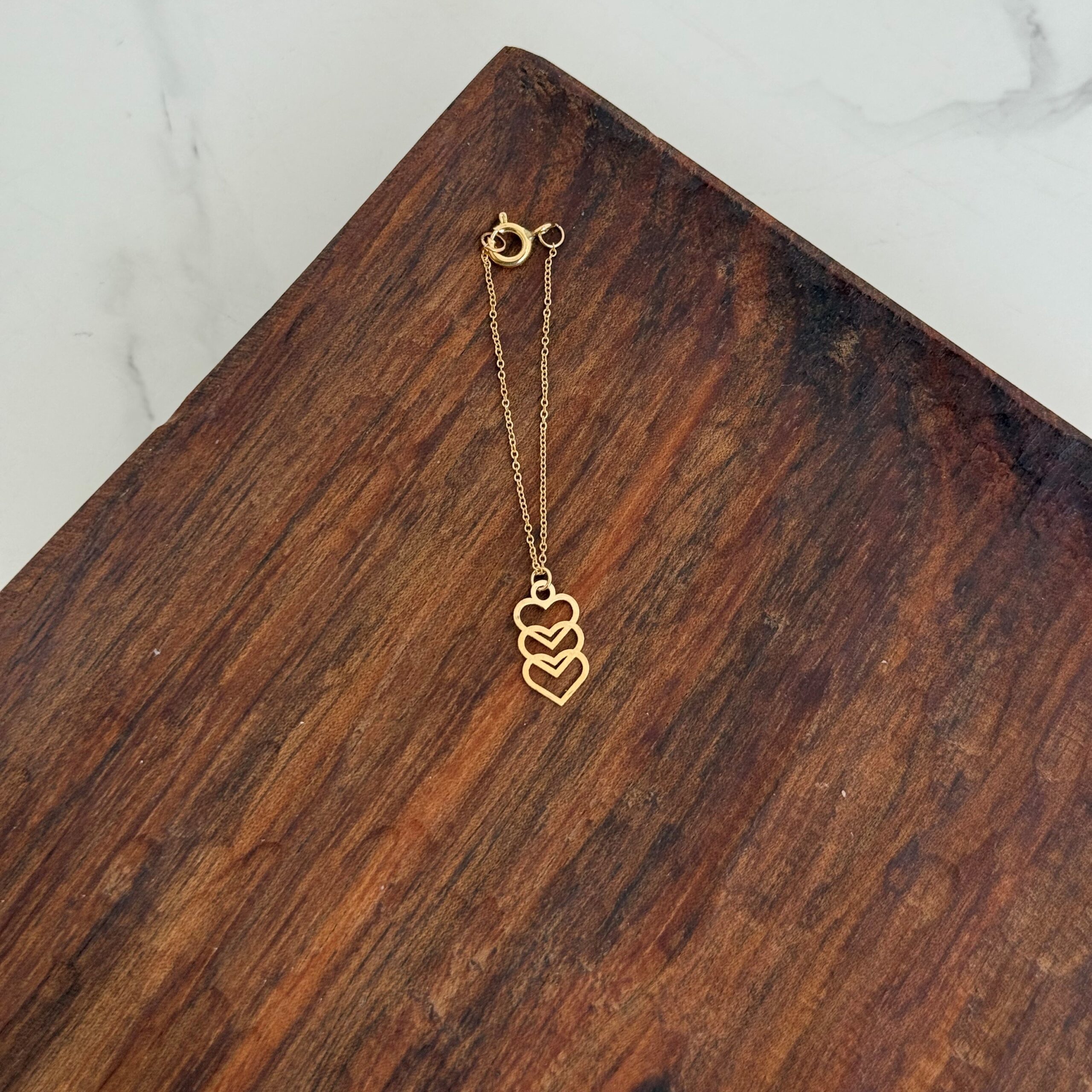 IMG_9853 آویز ساعت سه قلب - Image 1