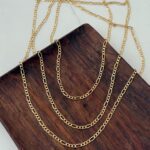 زنجیر طلا فیگارو 4 میل