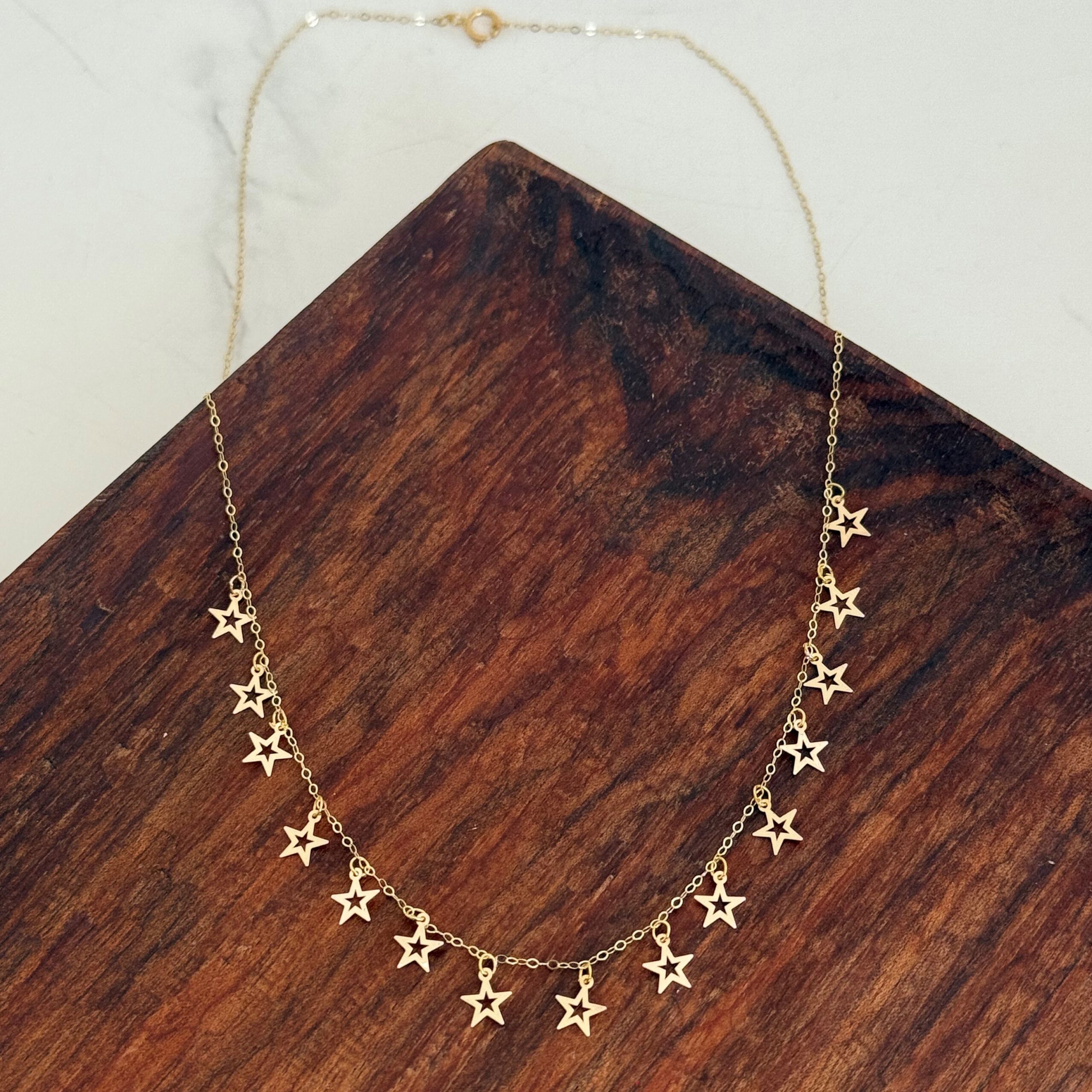 IMG_9648 گردنبند سکه ای ستاره توخالی - Image 1