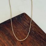 زنجیر طلا میرو دو رنگ