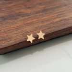 گوشواره میخی ستاره لیزری