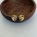 گوشواره میخی برگ