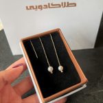 گوشواره بخیه ای مروارید البرنادو