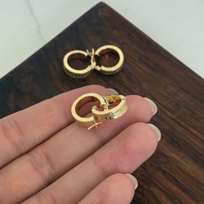 گوشواره حلقه ای ورساچ کد 603 - Image 2