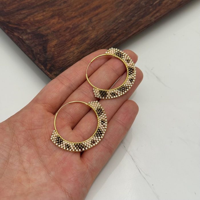 گوشواره حلقه ای میوکی مار - Image 2