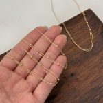 گردنبند دو رج گوی