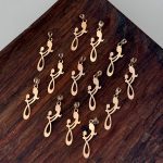 پلاک طلا مادر و فرزند مینیمال