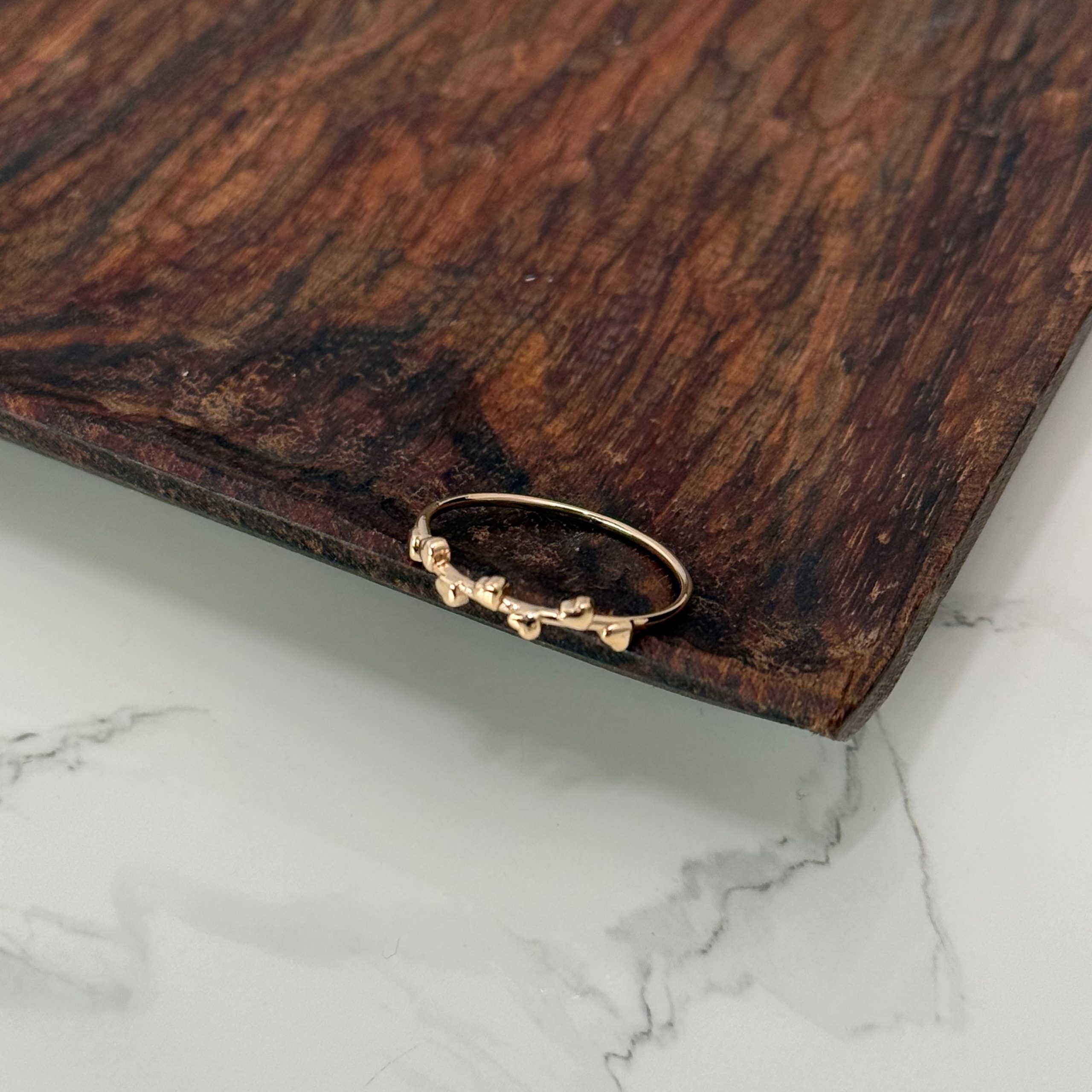 IMG_4699 انگشتر طلا هفت قلب - Image 1