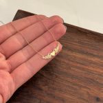 گردنبند طلا قلب و بال کوچیک - Image 2