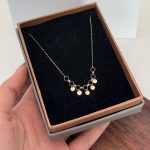 گردنبند گوی حلقه سکه ای