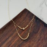 گردنبنددو رج گوی کد 1006