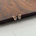 گوشواره میخی بال پروانه