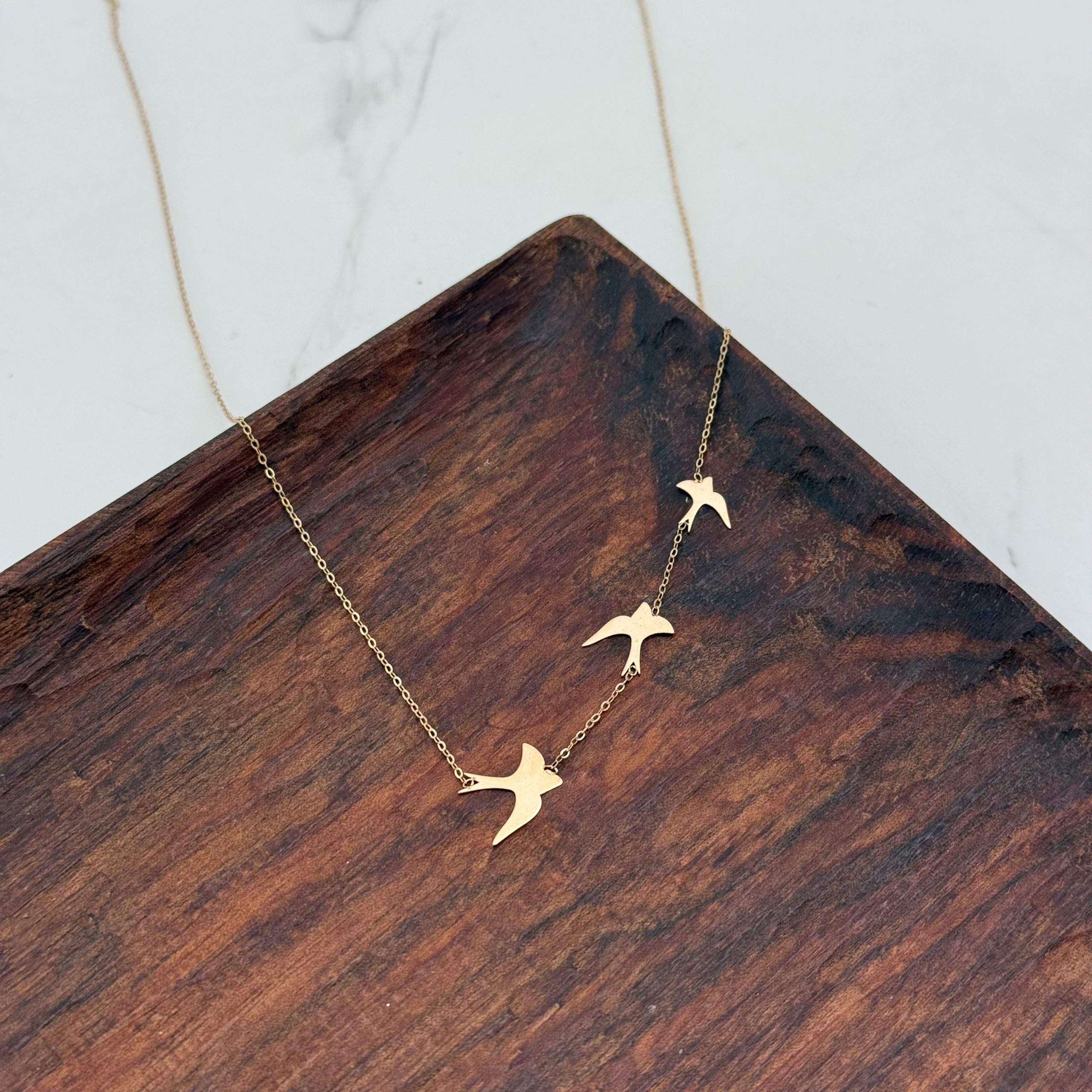 IMG_1519 گردنبند طلا پرستو - Image 1