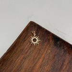 پلاک طلا خورشید