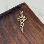 پلاک طلا لوتوس