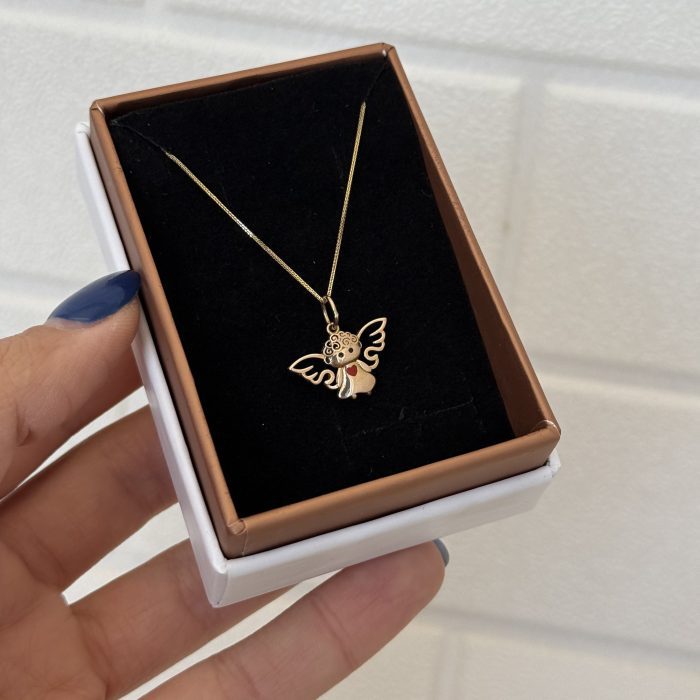 پلاک طلا فرشته - Image 2