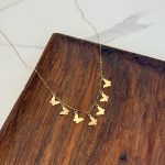 گردنبند پروانه سکه ای