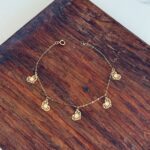 دستبند طلا سکه ای قلب