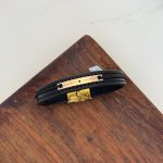 دستبند چرم و طلا کد 3041