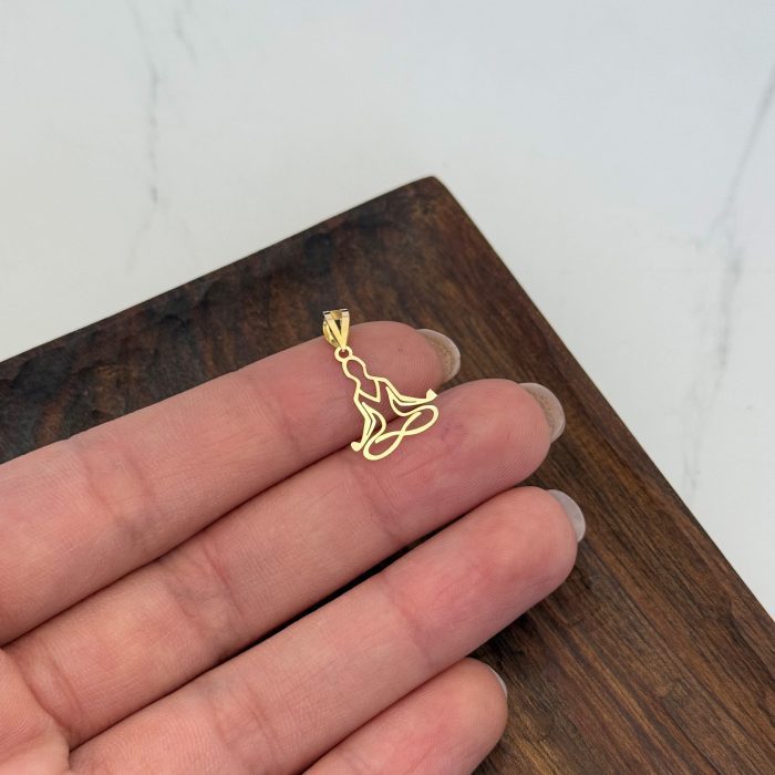 پلاک طلا یوگا لیزری - Image 2