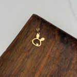 پلاک طلا خرگوش فانتزی