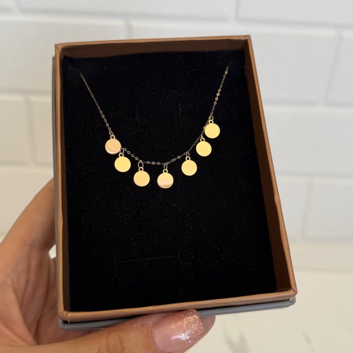 گردنبند سکه ای دایره  کد 758 - Image 2