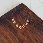 گردنبند گل سکه ای کد 753