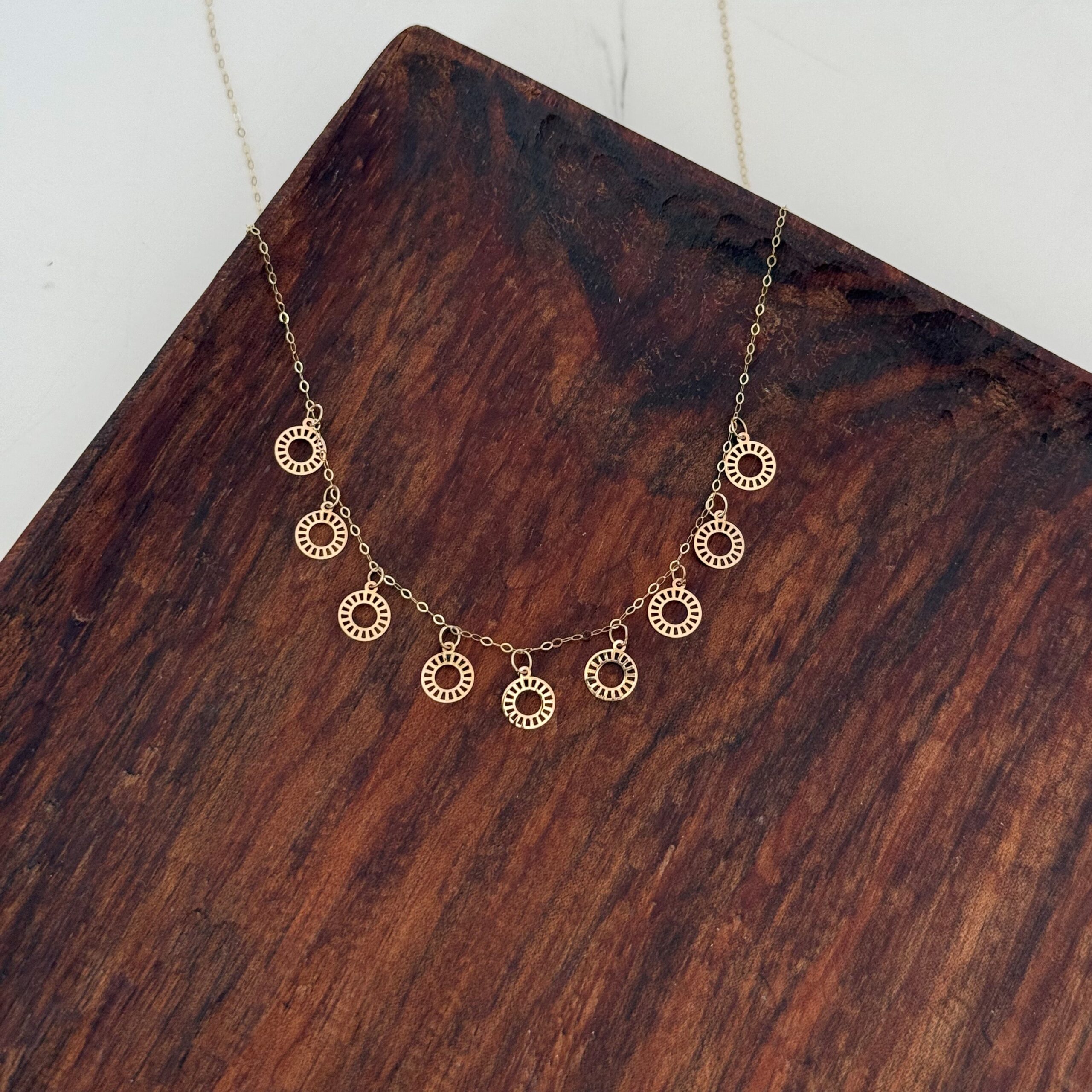 IMG_9480 گردنبند سکه ای دایره - Image 1