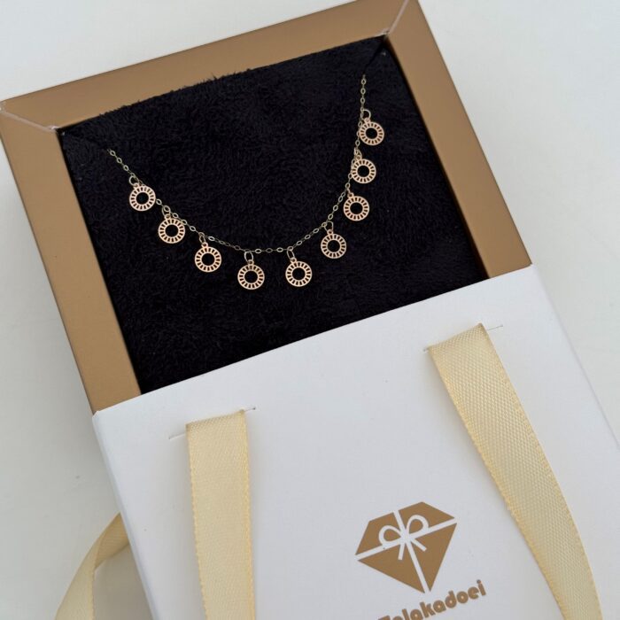 گردنبند سکه ای دایره - Image 2