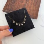 گردنبند سکه ای گل کد 757