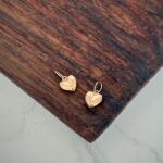 پلاک طلا قلب اوریگامی