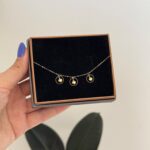 دستبند طلا حلقه ای قلب دامله