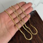 زنجیر طلا ماری 4 میل - Image 2