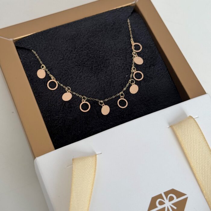 گردنبند سکه ای دایره کد 860 - Image 2