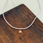 گردنبند سنگی فانتزی طرح دختر موفرفری