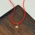 گردنبند سنگی فانتزی پروانه