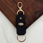 جاسوئیچی چرم و طلا طرح کیا